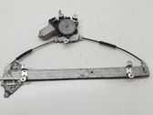 Rear door window regulator with motor