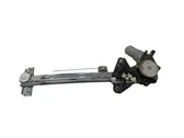 Rear door window regulator with motor