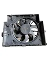 Radiator cooling fan shroud