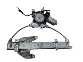 Rear door window regulator with motor