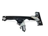 Rear door window regulator with motor