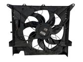 Radiator cooling fan shroud