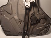 Rear door window regulator with motor