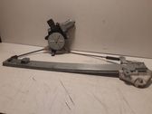 Rear door window regulator with motor