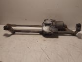 Front wiper linkage and motor
