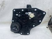 Rear door window regulator with motor