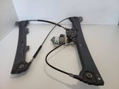 Front door window regulator with motor