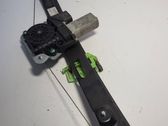 Rear door window regulator with motor