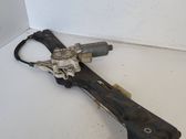 Rear door window regulator with motor