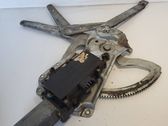 Rear door window regulator with motor