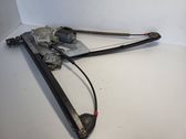 Rear door window regulator with motor