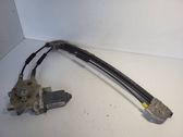 Rear door window regulator with motor