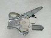 Rear door window regulator with motor