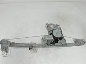 Rear door window regulator with motor