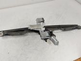 Rear door window regulator with motor