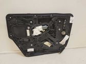 Rear door window regulator with motor