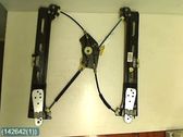Front window lifting mechanism without motor