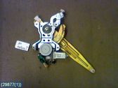 Rear door window regulator with motor