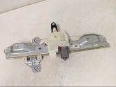 Rear door window regulator with motor