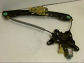 Rear door window regulator with motor