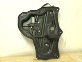 Rear door window regulator with motor