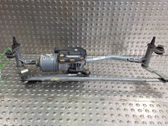 Front wiper linkage and motor