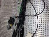 Front door window regulator with motor