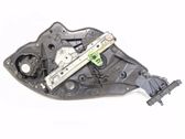 Rear door window regulator with motor