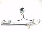 Rear door window regulator with motor