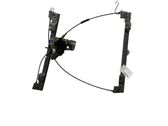 Front door window regulator with motor