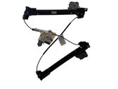 Rear door window regulator with motor