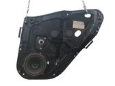 Rear door window regulator with motor