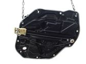Rear door window regulator with motor