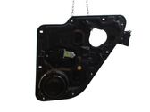 Rear door window regulator with motor