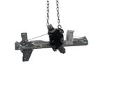 Rear door window regulator with motor