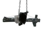 Rear door window regulator with motor