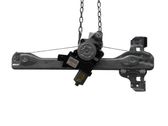 Rear door window regulator with motor
