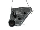 Rear door window regulator with motor