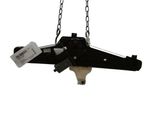 Rear door window regulator with motor