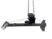 Front door window regulator with motor