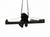 Rear door window regulator with motor