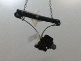Rear door window regulator with motor