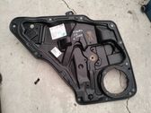 Rear window lifting mechanism without motor