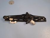 Rear door window regulator with motor