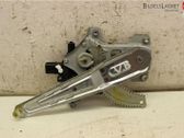 Rear door window regulator with motor