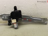 Rear door window regulator with motor