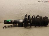 Front shock absorber with coil spring