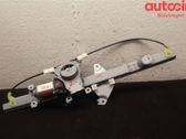 Rear door window regulator with motor