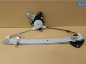 Rear door window regulator with motor