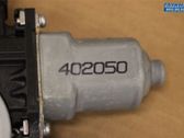 Rear door window regulator with motor